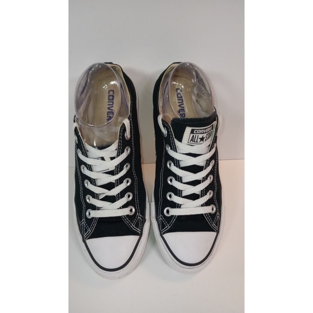 Converse Chuck Taylor All Star Black Low Top Sneakers Mens 6 Womens 8 M9166